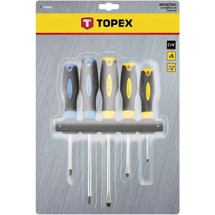 Odvijači sa metalnim staklom (set 5/1) - TOPEX 39D885