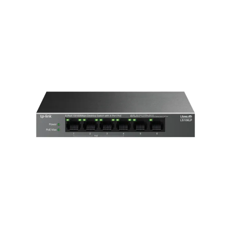 LS106LP 6-port 10/100mbps Desktop switch