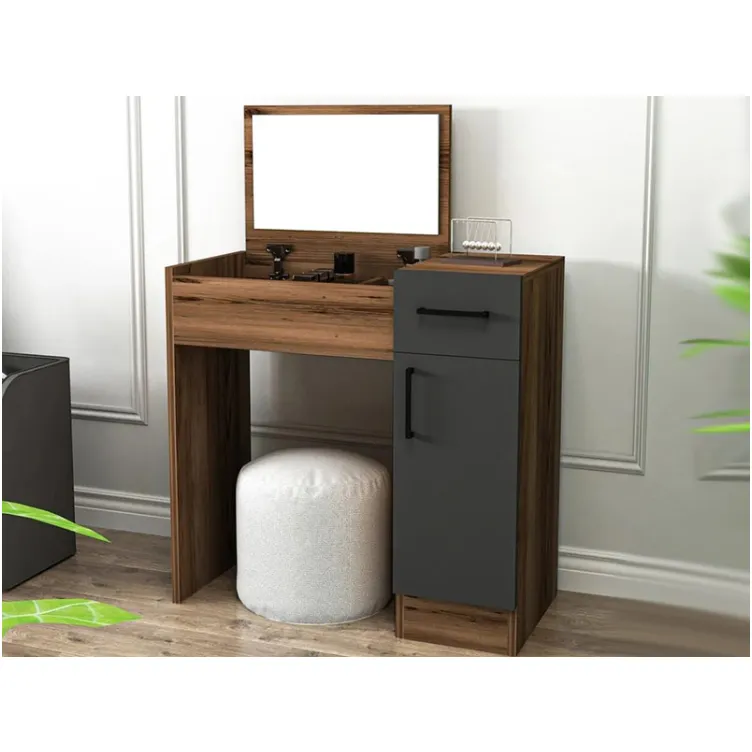 Sto za šminkanje Lidia orah - antracit