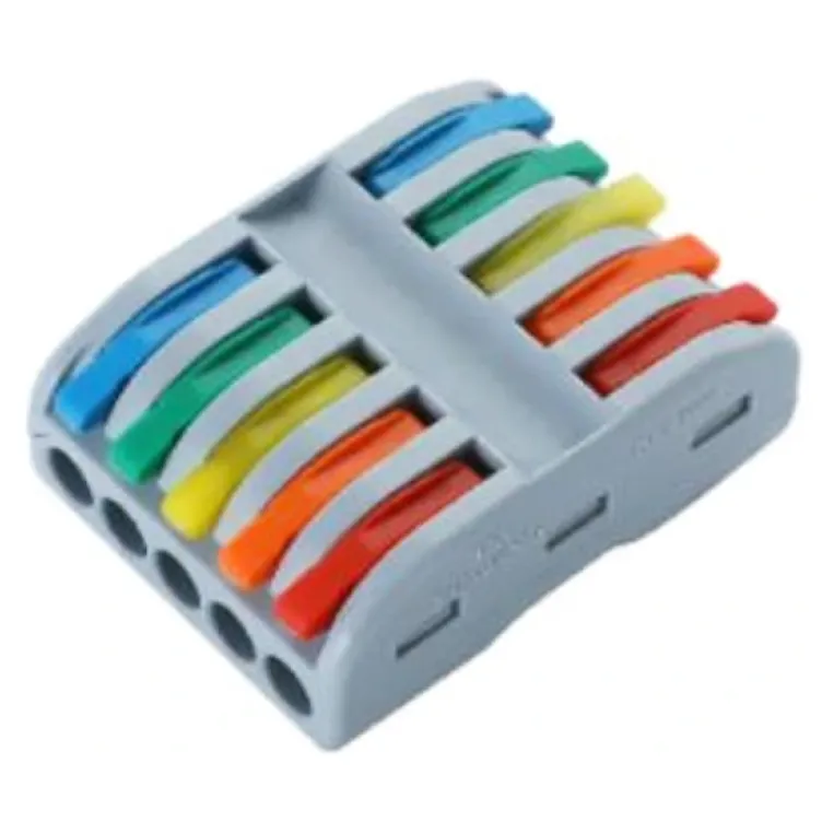 WAGO klema 5 in 5 out sa polugom, 2 kom pakovanje i cena za 2 komada