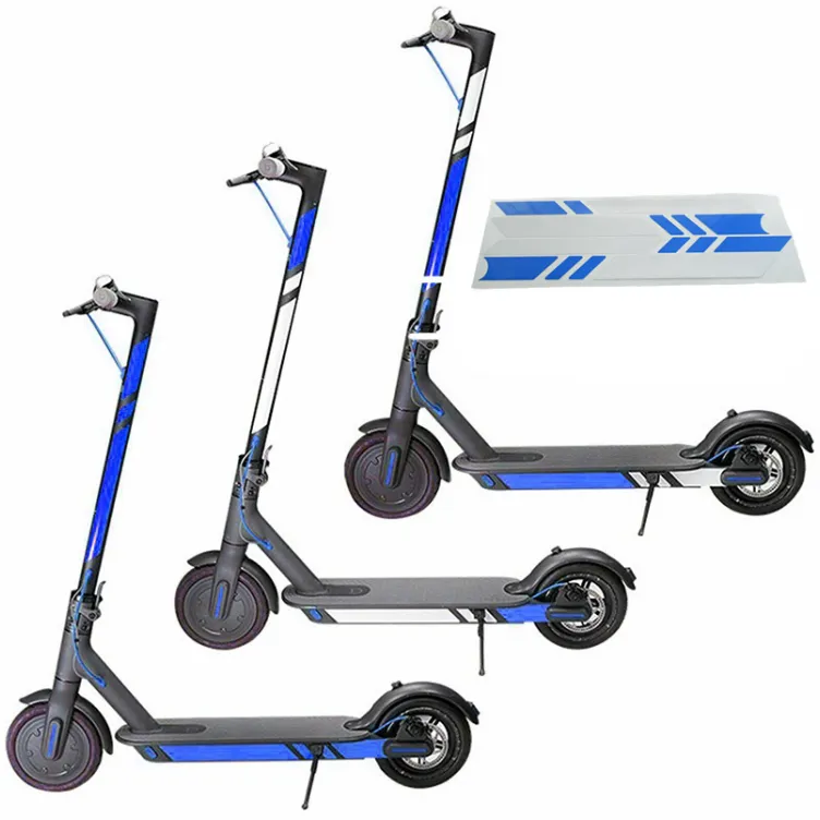 Bocne nalepnice za trotinet/ 1S/ Essential/ M365 Pro/ M365 Pro 2 plave