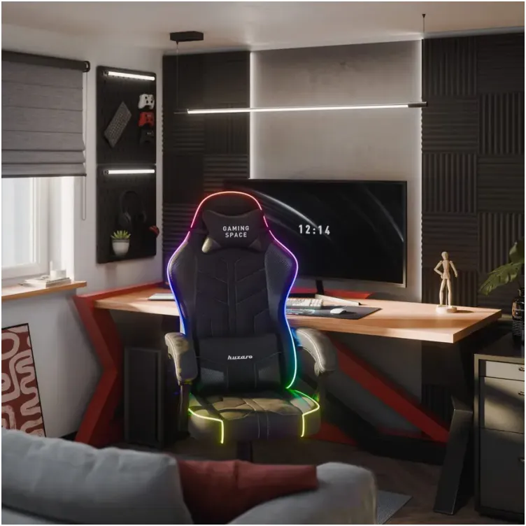 Huzaro Force 2.7 RGB Crna Gaming stolica