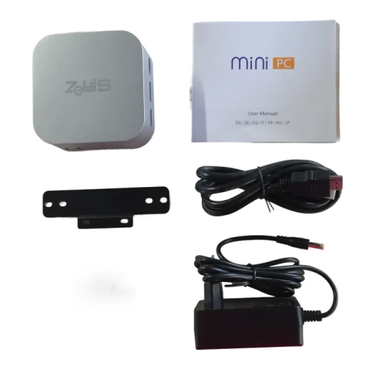 Mini PC Zeus N5 Celeron QC N150 3.40 GHz/DDR5 12GB/m.2 256GB/LAN/Dual WiFi/BT/2xHDMI/DP/Win 11 Pro
