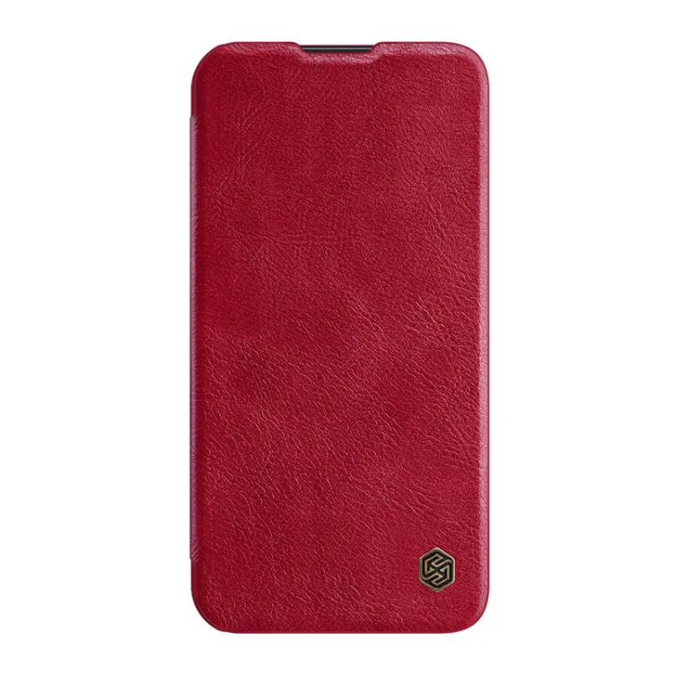 Maska na preklop Nillkin Qin Pro za iPhone 14 Plus crvena