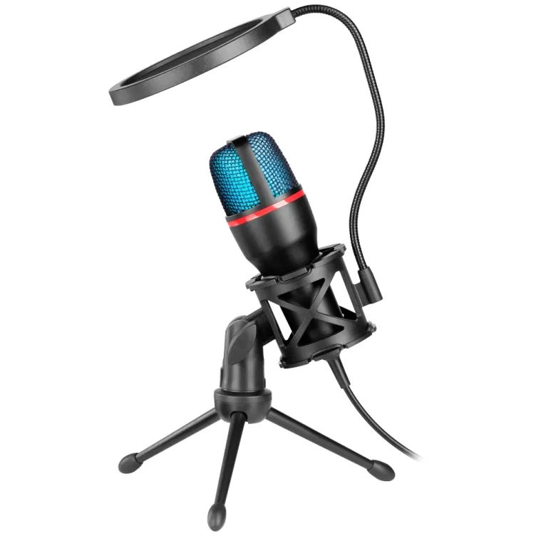 Gaming stream mikrofon Defender Forte GMC 300 3.5mm 1.5m kabl ljubicasti