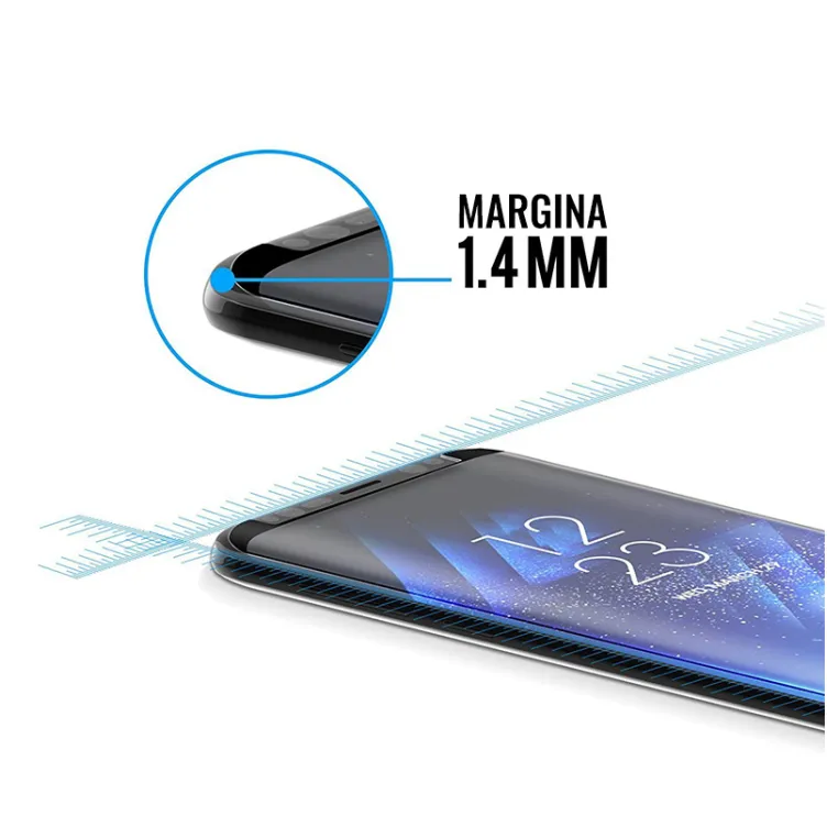 Zastitno staklo (zakrivljeno) (Mini verzija) za Samsung S9 Plus/ G965 crno