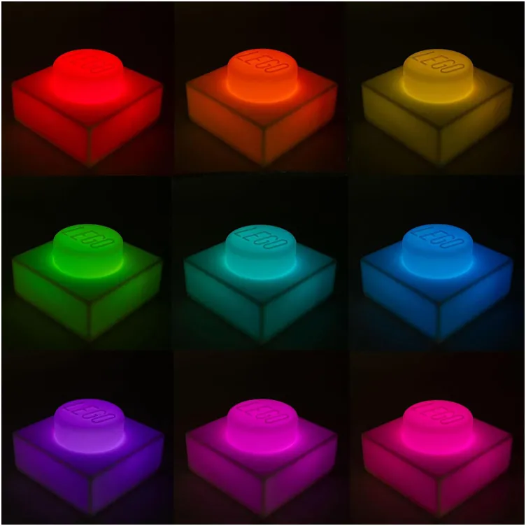 LEGO Iconic 1x1 noćna lampa: bela