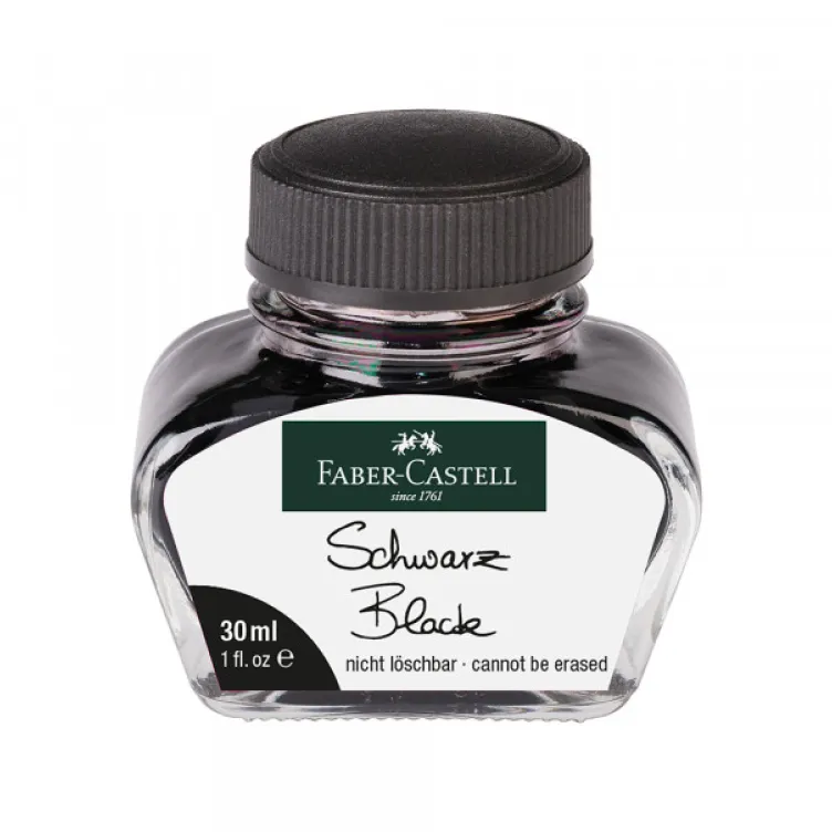 Mastilo za naliv pero Faber Castell 149854 30ml crno