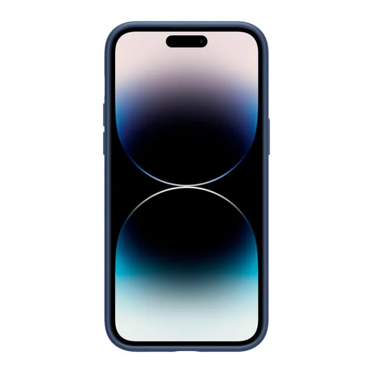 Maska Spigen silicone Fit MagSafe za iPhone 14 Pro tamno plava