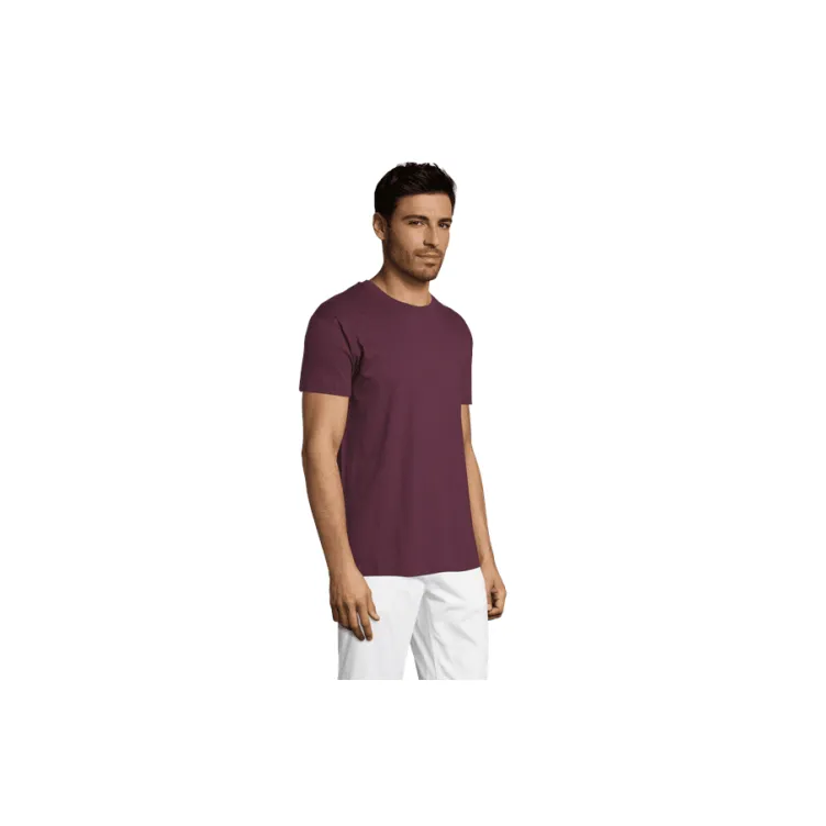 REGENT unisex majica sa kratkim rukavima - bordo, M