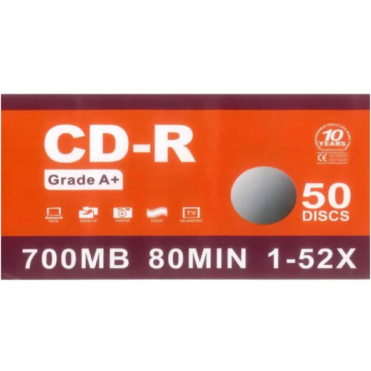 CD-R RONC 700MB 50x 1/50 kom ROCDR70050