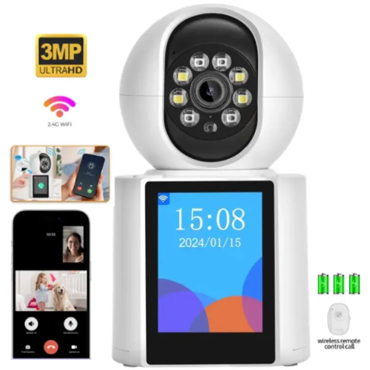 CAM-IP3MP-V1* GMB kamera sa video pozivom 3mpix microSD iCSee xmeye pro Two-way voice PTZ 3.6mm 1799