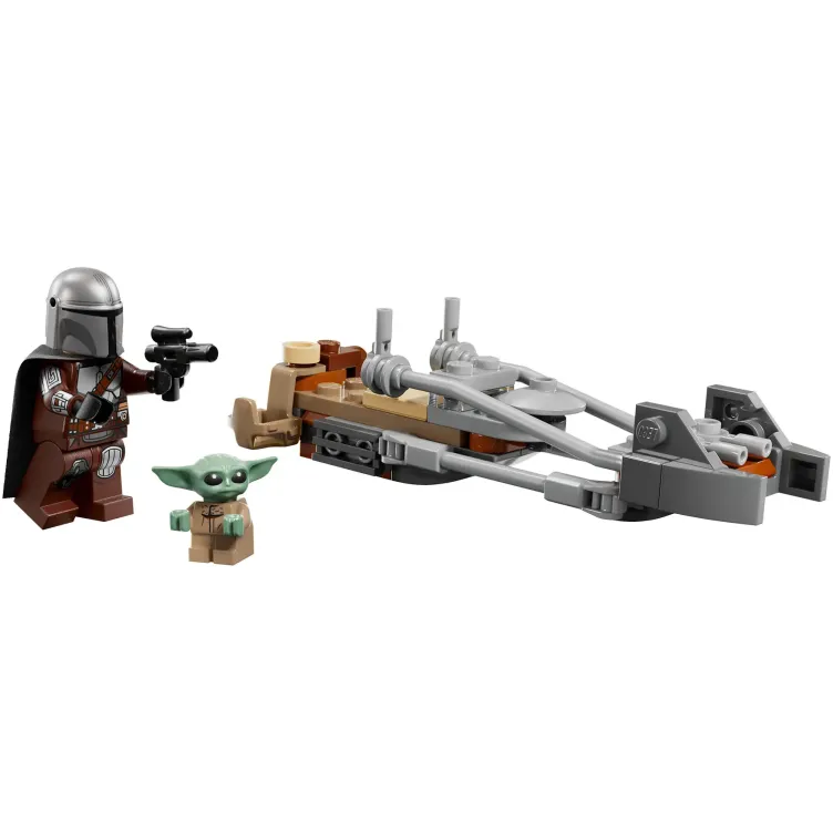 75436 Mandalorijanac i Grogu – brzinski motocikl