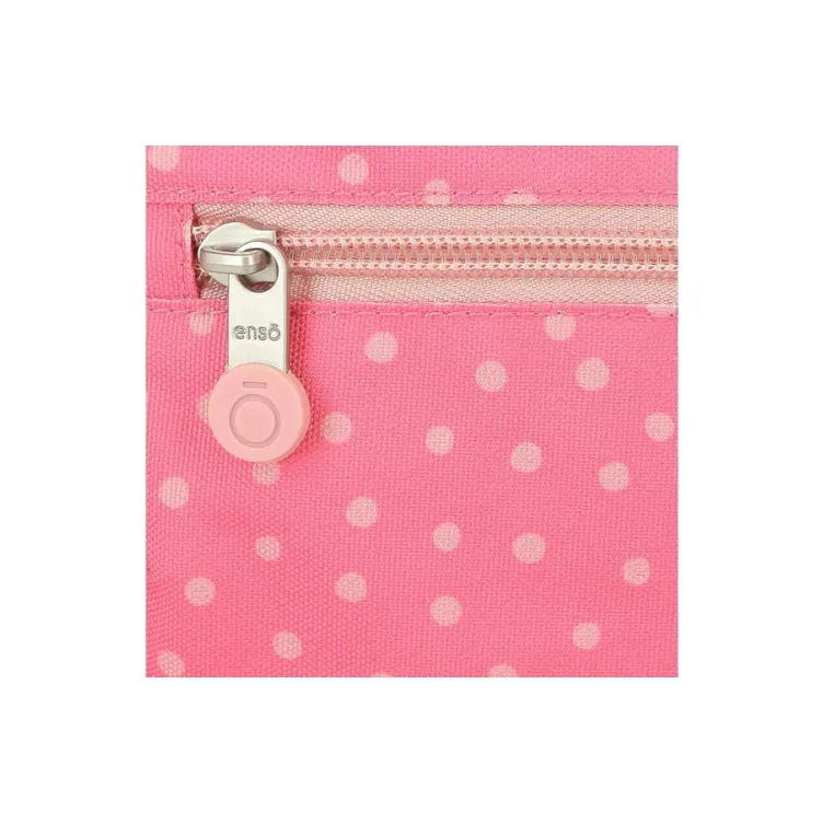 ENSO URBAN GARDEN prazna pernica sa 3 pregrade - pink