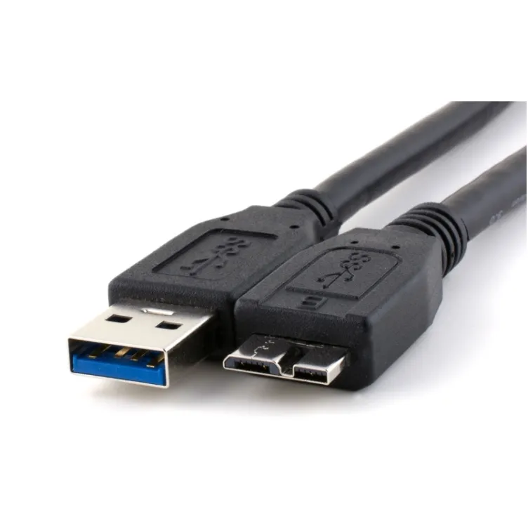Kabl USB 3.0 tip A -  Micro-B M/M 2m crni