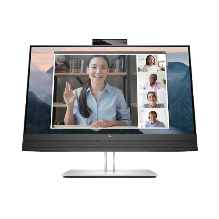 Monitor 24 HP E24mv 1920x1080/IPS/60Hz/5ms/HDMI/VGA/DP/Zvučnici/kamera/pivot 169L0AA