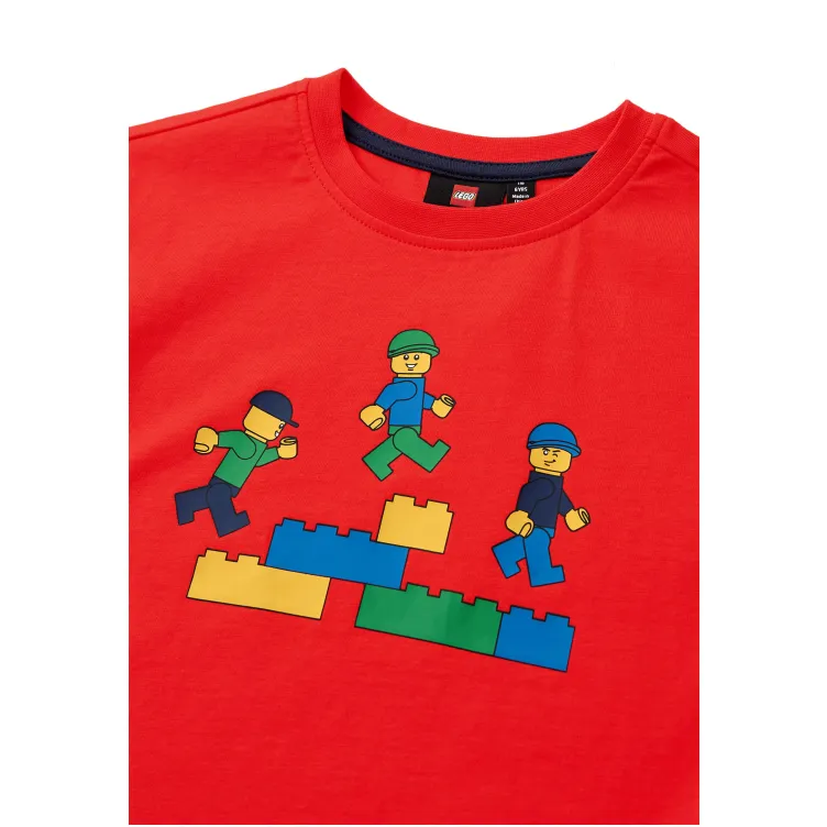 LEGO Iconic majica kratkih rukava, crvena - 98
