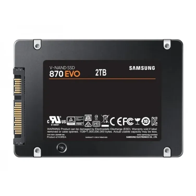 SSD 2.5" SATA 2TB Samsung 870 EVO, 560/530MBs MZ-77E2T0B