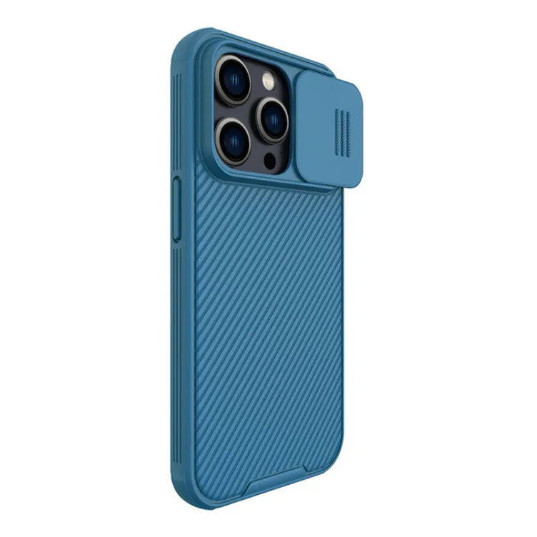 Maska Nillkin CamShield Pro Magnetic za iPhone 15 Pro plava