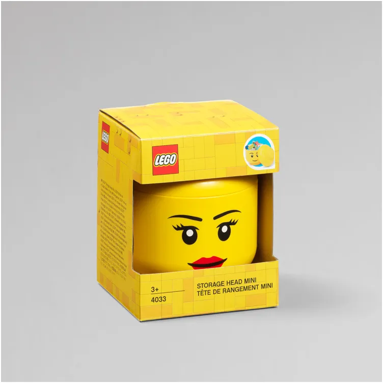 LEGO glava za odlaganje (mini): Devojčica
