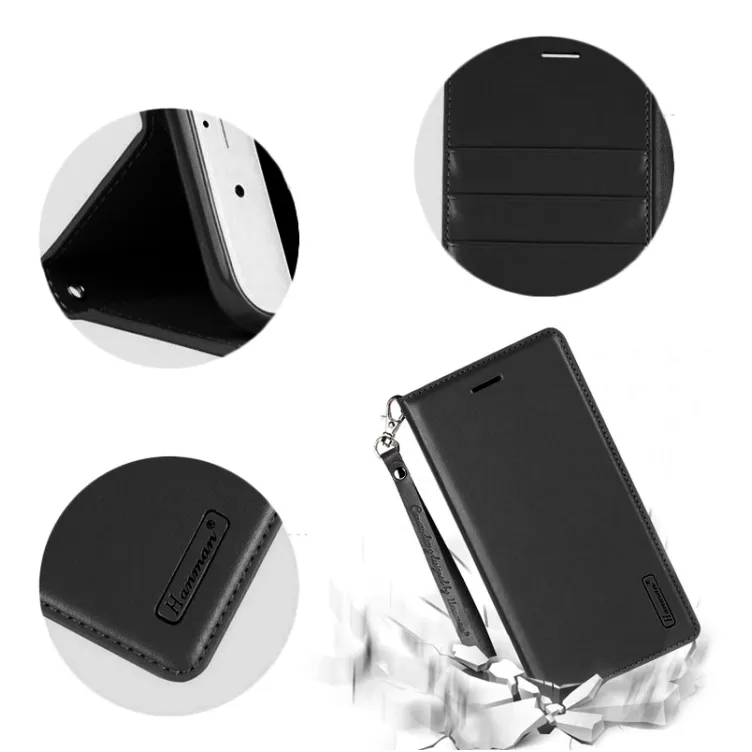 Maska na preklop Hanman Minor za iPhone 13 Pro crna