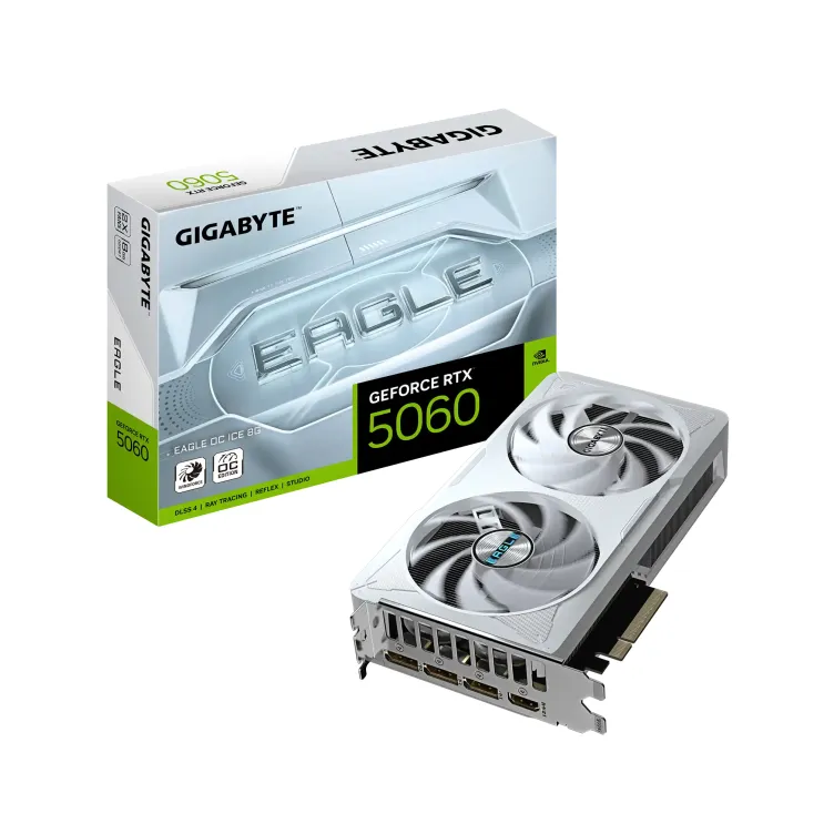 Grafička karta Gigabyte GeForce RTX 5060 Eagle OC GV-N5060EAGLEOC ICE-8GD 8GB GDDR7