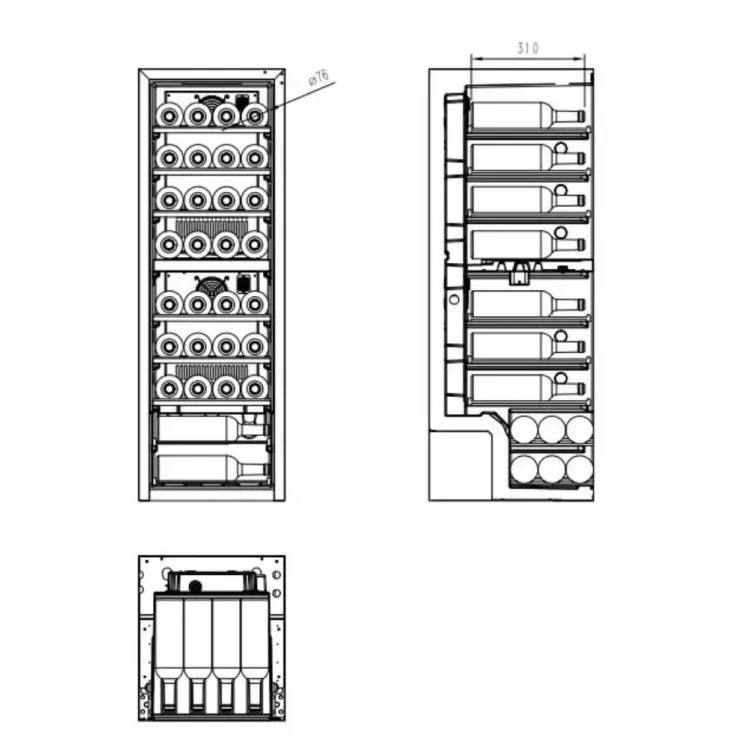 CAVIN NC-39B vinska vitrina