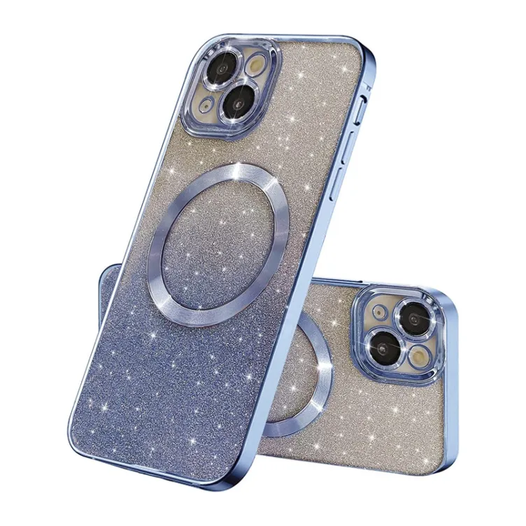 Maska Mag Case Electroplated za iPhone 14 plava