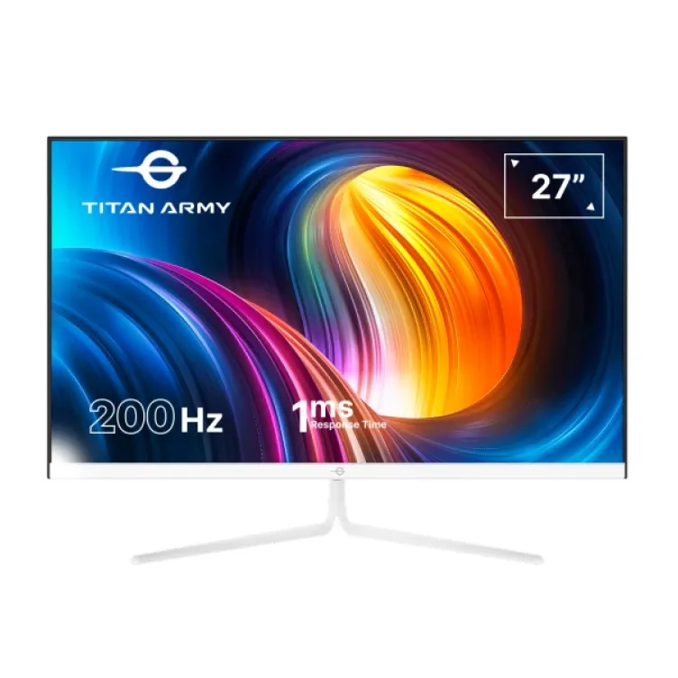Monitor 27 Titan Army 27G2R2-W 2560x1440/QHD IPS/1ms/200Hz/HDMI/DP/HDR400/AMD FreeSync G-Sync/Beli