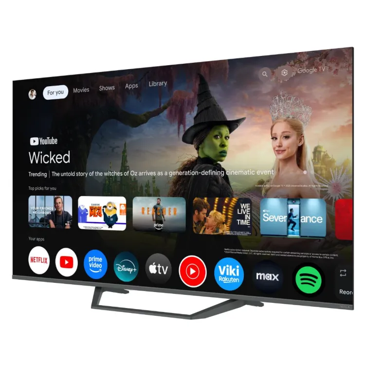 Televizor TESLA Q55E655GUS/QLED/55"/4K/Smart/Google TV/siva