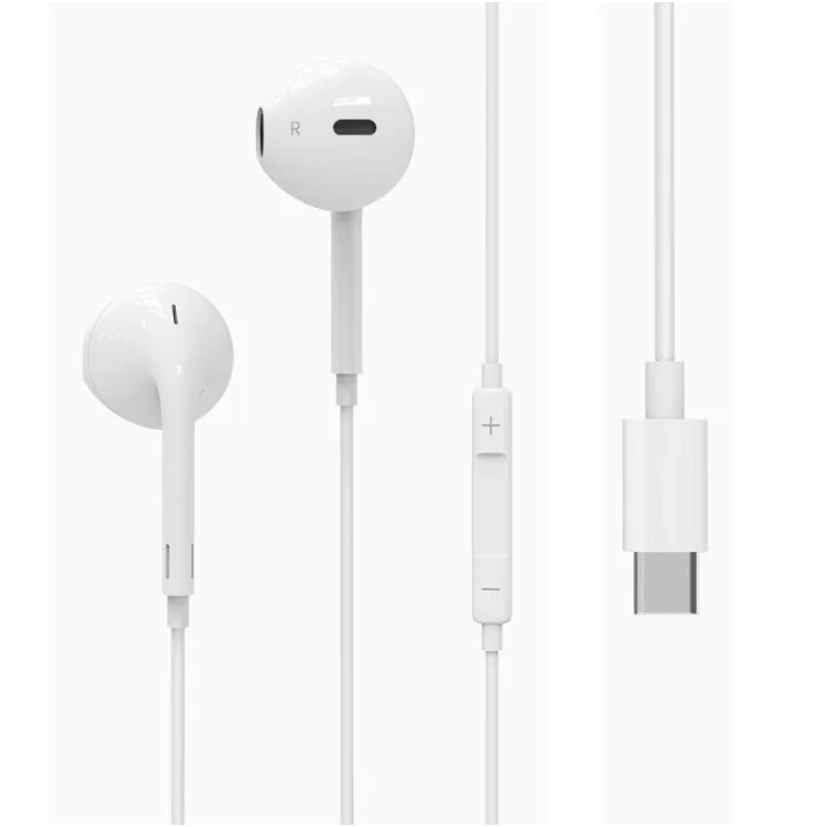 Slusalice Type-C Teracell Evolution R-2 bele