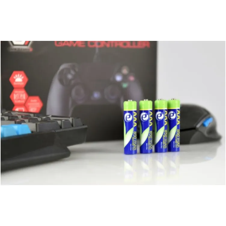 EG-BA-AAA8R4-01 ENERGENIE 850mAh AAA, PAK4 CK, ready-to-use PUNJIVE NiM baterije (rechargeable)