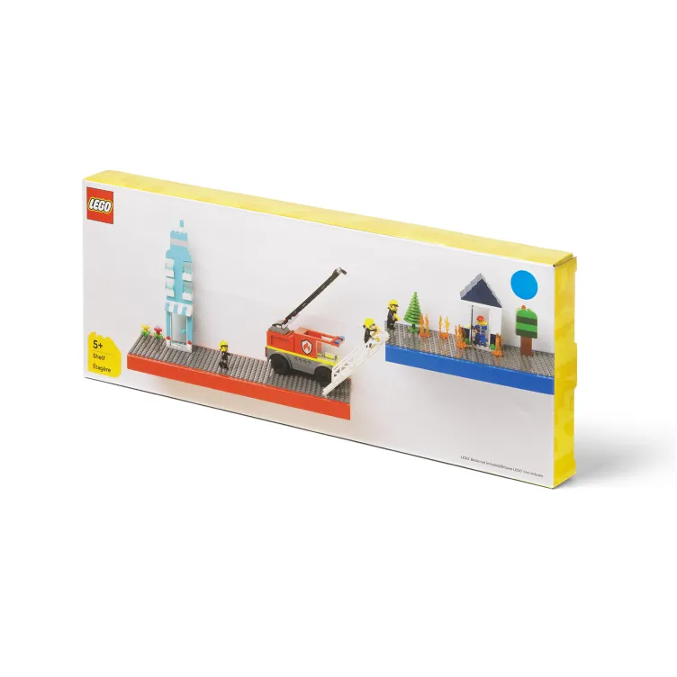 LEGO polica sa podlogom za gradnju - plava