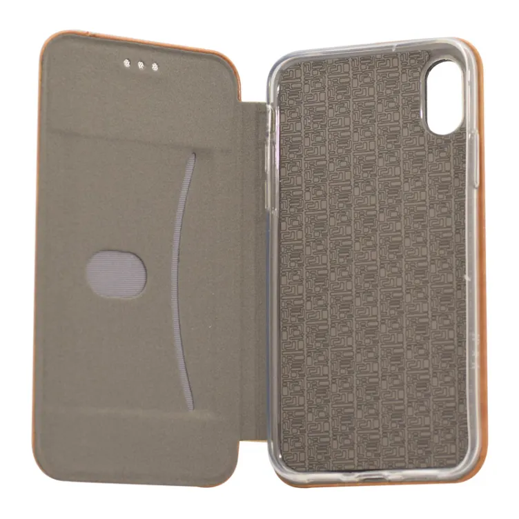 Maska na preklop Teracell Leather za Xiaomi Mi 11i crvena