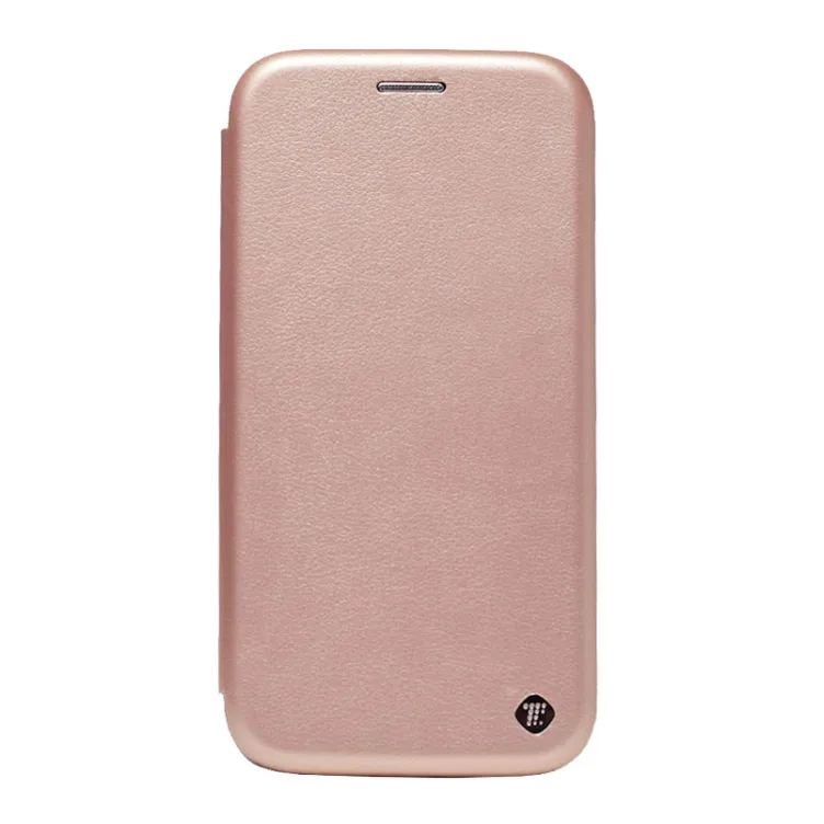 Maska na preklop Teracell Flip Premium za Xiaomi Poco M4 Pro 4G roze zlatna