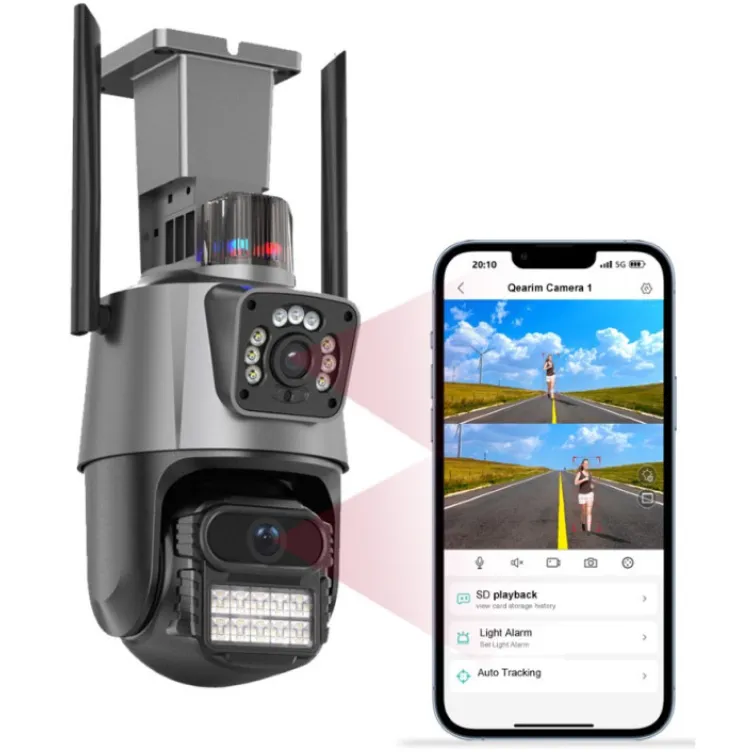 CAM-IP6MP-EP11-QQ GMB kamera 6 mpix microSD iCSee xmeye pro app Two-way voice PTZ ip66,3.6mm+3.6mm