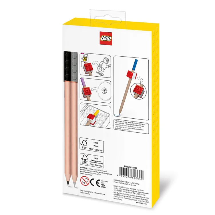 LEGO drvene bojice sa držačem za kocke (12 kom)