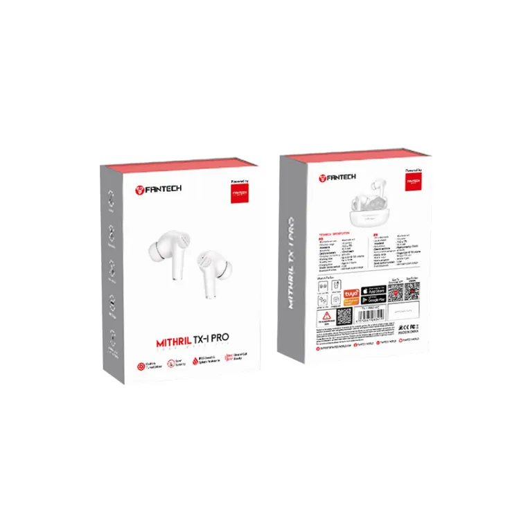 Bluetooth slusalice Fantech TX-1 PRO Mithril bele