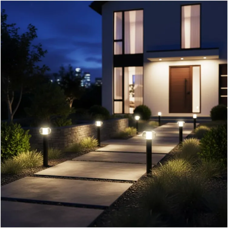 Stubna lampa 1xGU10 IP65 crna