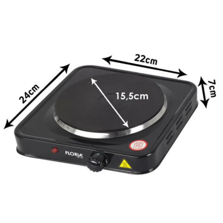 Zilan ZLN2806 elektrièni rešo 1ploèa, 1000W, 150mm (ZLN2805/BK)