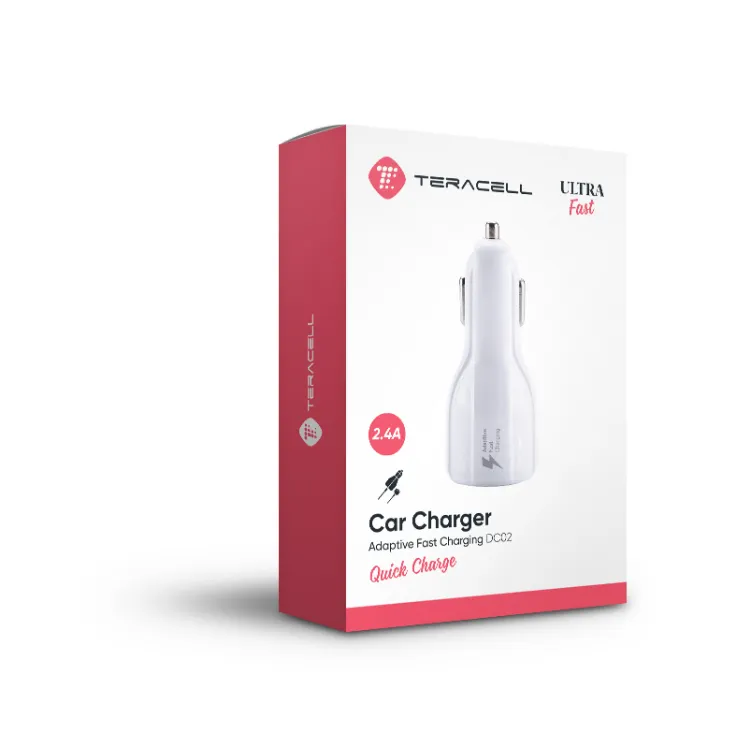 Auto punjac Teracell Ultra Fast DC02 Micro 2.4A Quick Charge QC 3.0 beli
