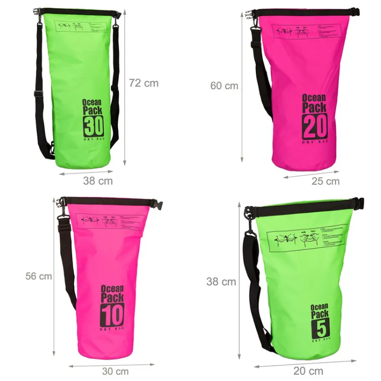 Vodootporna torba 20L pink