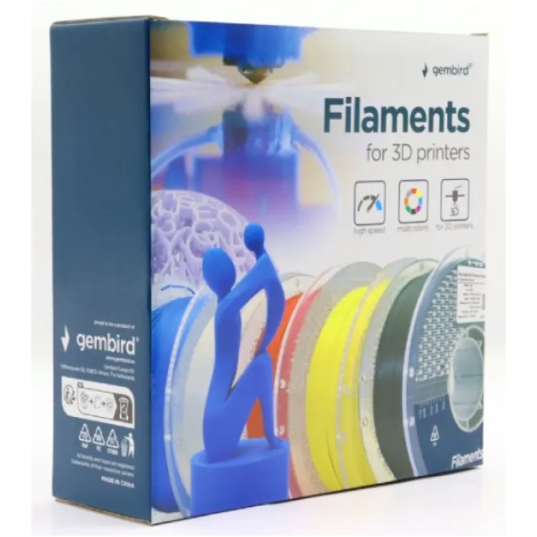 3DP-PETG1.75HY-01-R PETG filament velike brzine za 3D stampac 1.75mm, kotur 1KG RED