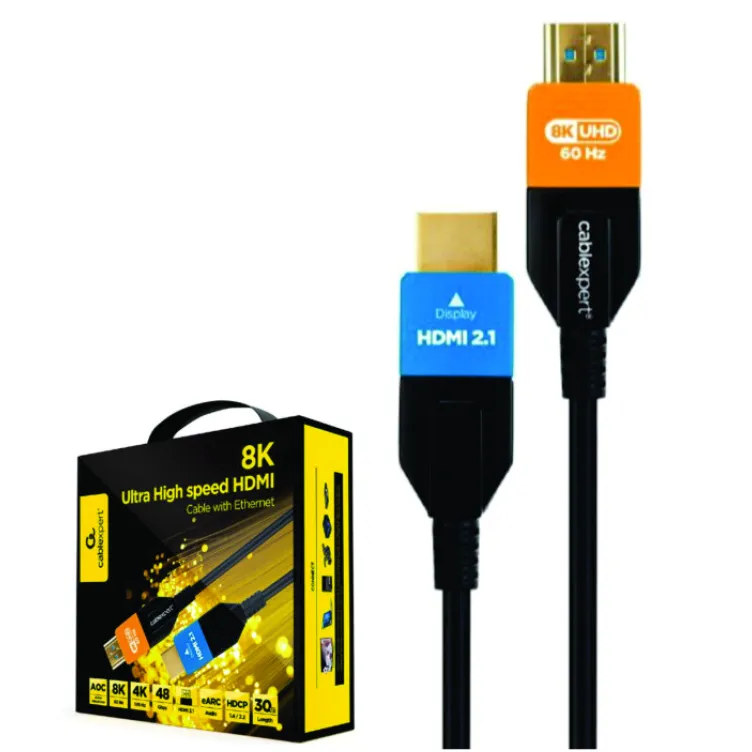 CC-HDMI8K-AOC-30M Gembird Active Optical (AOC) ULTRA High speed HDMI 2.1 8K UHD with Ethernet 30m