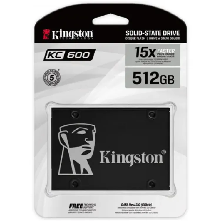 SSD Kingston 512GB SATA III SKC600/512G