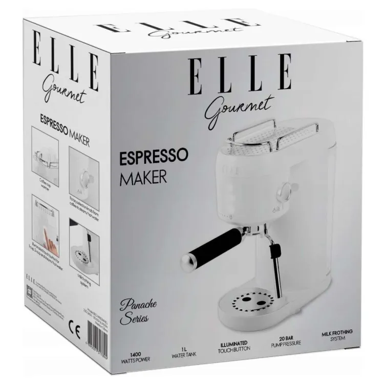 ELLE KCMP801WH APARAT ZA ESPRESO KAFU BELI