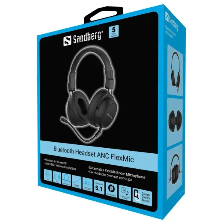 Bluetooth slušalice Sandberg ANC FlexMic 126-36