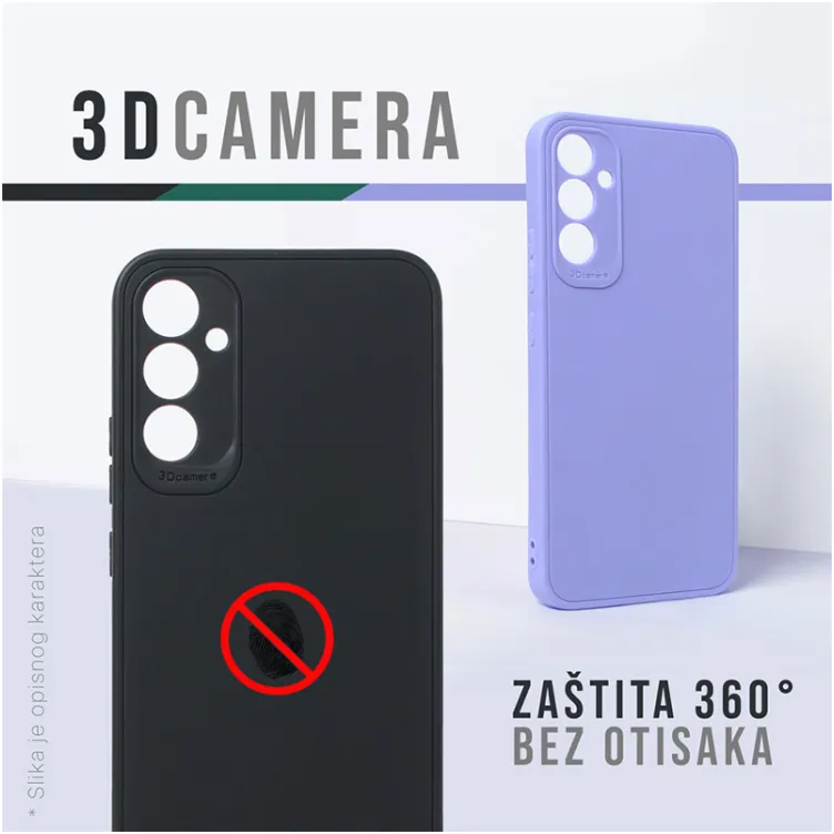 Maska 3D Camera za Samsung S23/ S911B crna