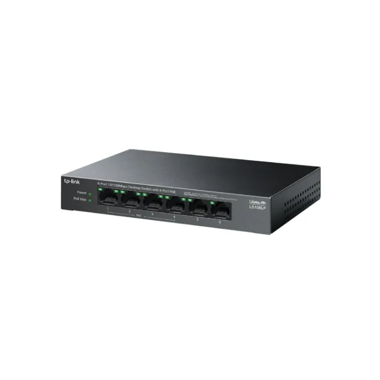 LS106LP 6-port 10/100mbps Desktop switch