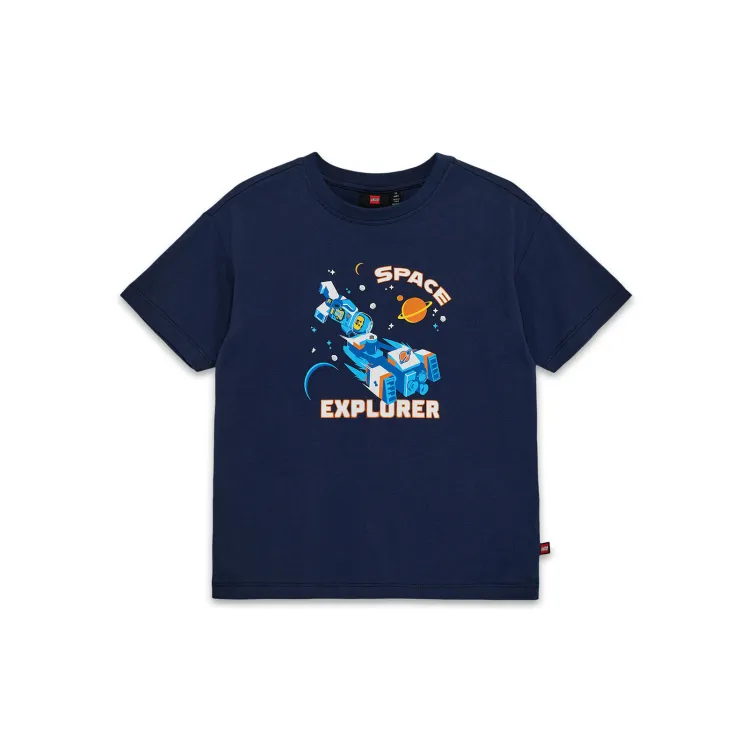 LEGO City majica kratkih rukava, teget - 128